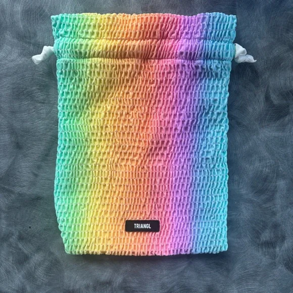 Triangl Swimwear Rainbow Bikini Set